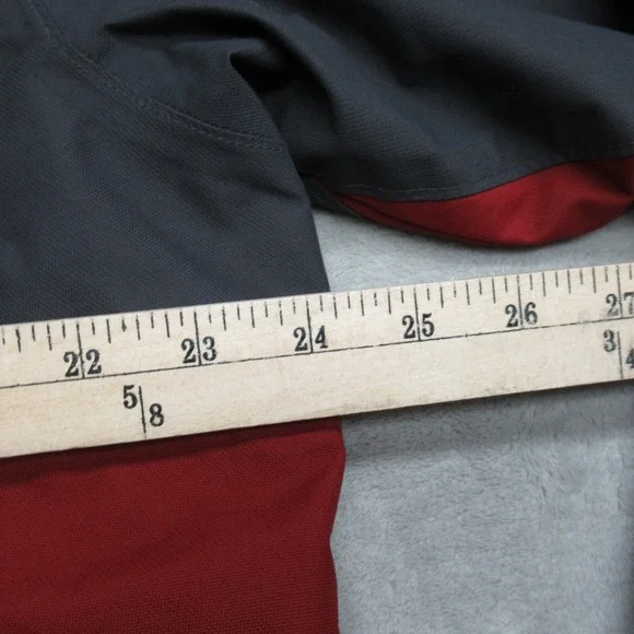 Columbia Jacket Men Large Red Interchange Hood Full Zip Waterproof Ski 3in1SHELL - Picture 16 of 16